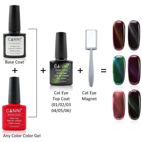 CANNI Top Coat Cat Eye 7.3ml