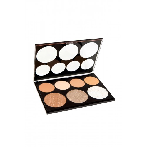 Παλέτα με Ψημένο Ρουζ και Highlighter #897