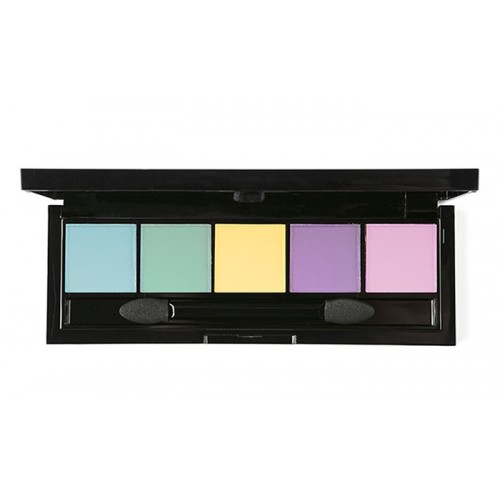 GRIGI PRO PALETTE No 505 METALLIC & SHIMMER EYESHADOW PALETTE 5 COLOURS PASTEL PARADISE