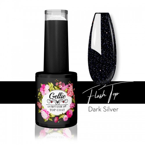 Ημιμόνιμο Gellie Flash Top Dark Silver