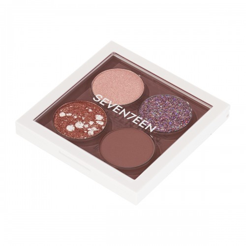 Seventeen Vibrant Eyes Quad Palette No 09 Pink Love 5.7g