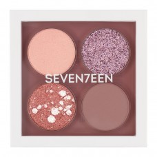 Seventeen Vibrant Eyes Quad Palette No 09 Pink Love 5.7g