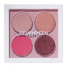Seventeen Vibrant Eyes Quad Palette No 05 Rosy Nude 6.7g