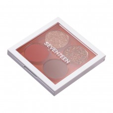 Seventeen Vibrant Eyes Quad Palette No 06 Warm Sunset 6.1g