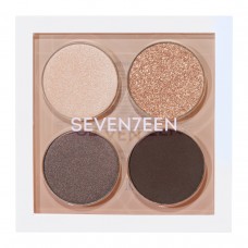 Seventeen Vibrant Eyes Quad Palette No 08 Grey Secret 7.3g