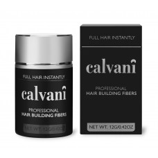 Calvani Hair Building Fibers Σκόνη Πύκνωσης Extra Dark Brown (Καστανό Σκούρο Ενισχυμένο) 12gr