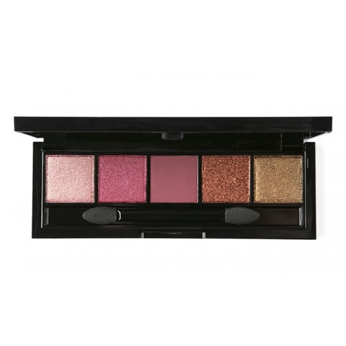GRIGI PRO PALETTE No 503 METALLIC & SHIMMER EYESHADOW PALETTE 5 COLOURS FUCHSIA & GOLD