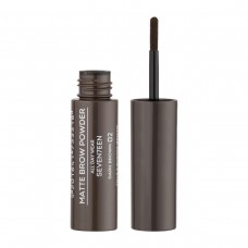 Seventeen Matte Brow Powder All Day Wear 02 Dark Brown