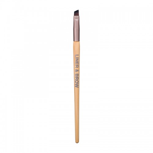 Seventeen Liner & Brow Brush Bamboo Handle