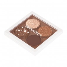 Seventeen Vibrant Eyes Quad Palette No 10 Love  For Nude 5.7g