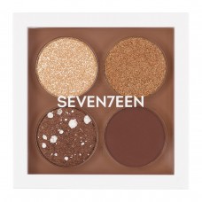 Seventeen Vibrant Eyes Quad Palette No 10 Love  For Nude 5.7g