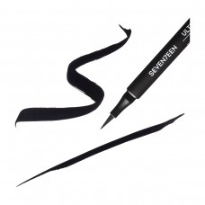 Seventeen High Precision Waterproof Liquid Eye Liner 01 Carbon Black 1,8ml