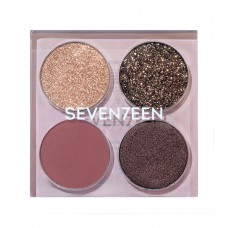 Seventeen Vibrant Eyes Quad Palette No 07 Νude Poetry 6.4g