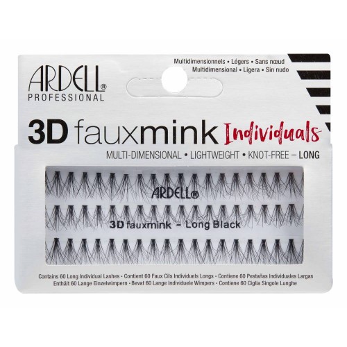 Ardell Τούφες 3D fauxmink Individuals Long Black
