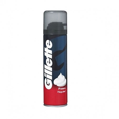 Gillette αφρός Ξυρίσματος 200ml Regular κόκκινο